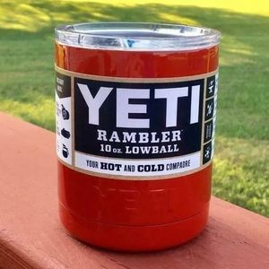 Yeti Rambler Insulated Travel Tumbler Brick Red